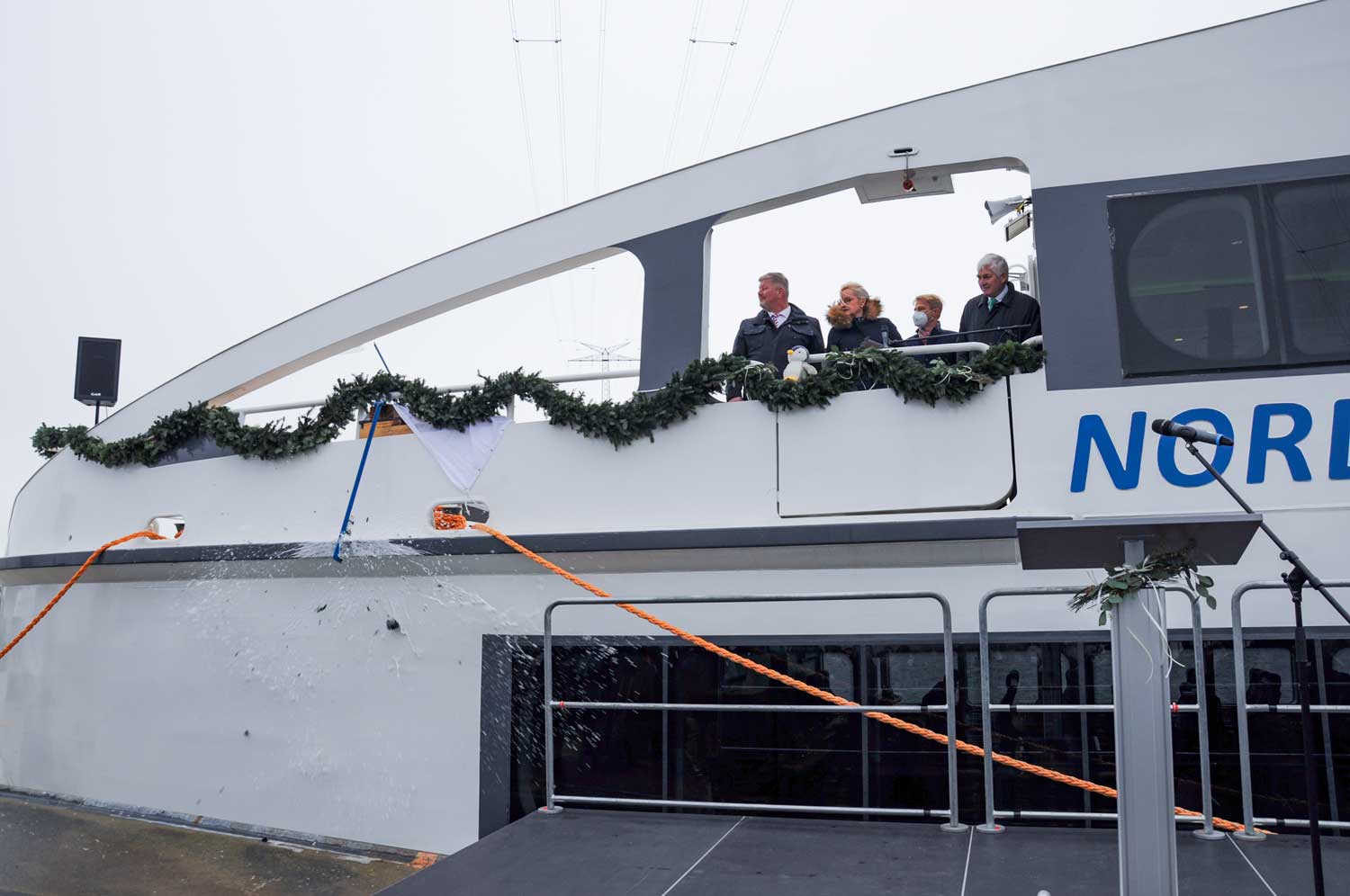 Taufe geglueckt MS Nordlicht 2